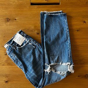 NWT Abercrombie & Fitch High-Rise Dad Jean